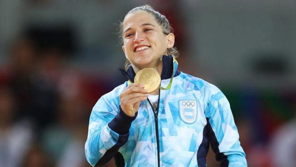 La judoca Paula Pareto, oro en Río 2016