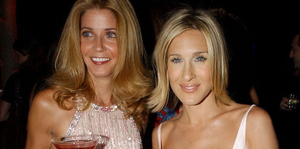 Co-producer Candace Bushnell and Sarah Jessica Parker (Photo by KMazur/WireImage)