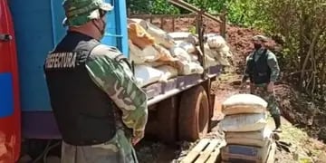 Incautan cargamento ilegal de soja en El Soberbio