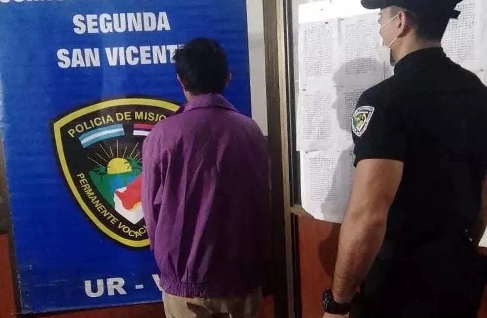 Hombre detenido en San Vicente acusado de agredir a otro con un cuchillo.