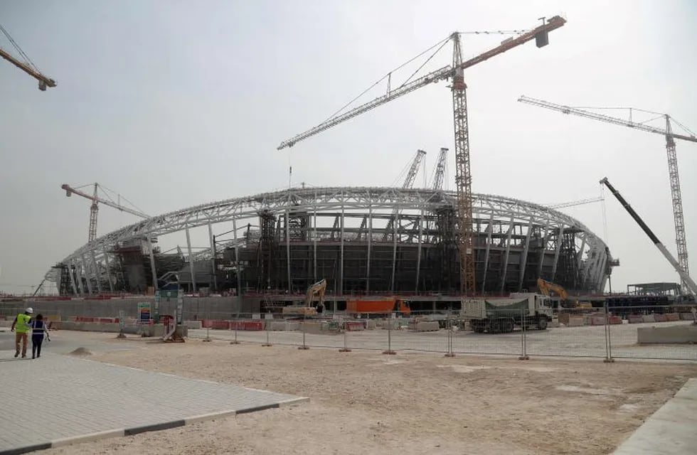 Murió otro obrero en la construcción de un estadio para el Mundial de Qatar 2022. Foto: AFP.
