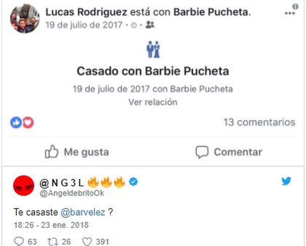 Rumores de casamiento de Barbie Velez y Lucas Rodriguez