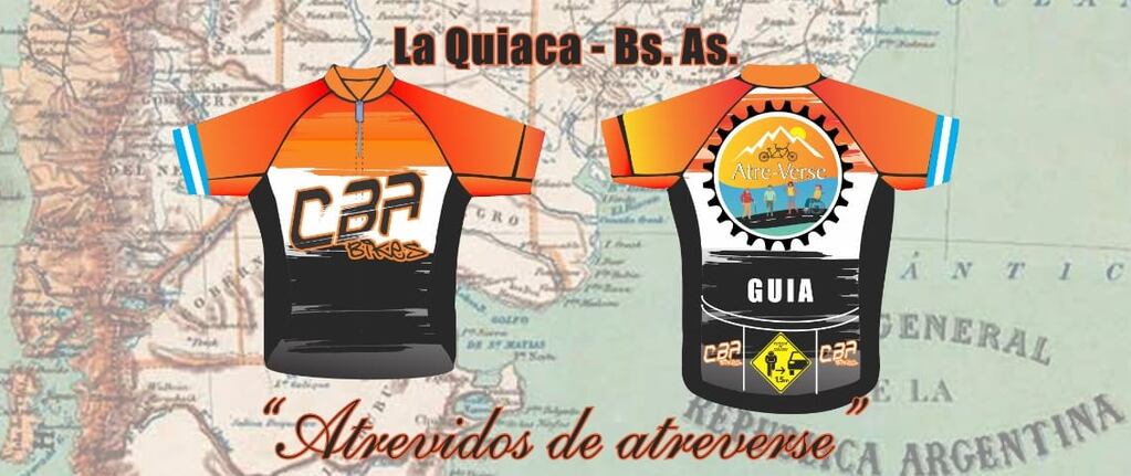 La travesía ciclística inclusiva del equipo cordobés que unirá Jujuy con CABA se denomina "Atre-Verse".