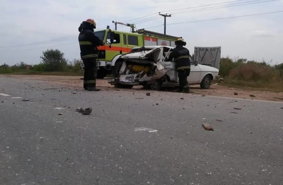 Accidente Ruta E52 cerca de Arroyito