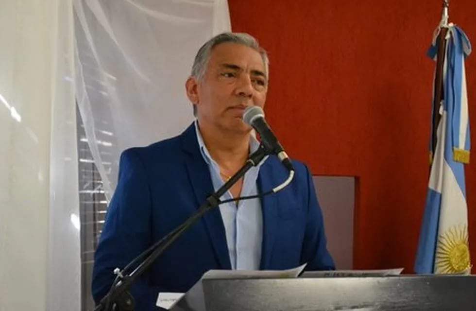 Jorge Marcelo Soloaga, presidente de la comisión de fomento Cañadón Seco