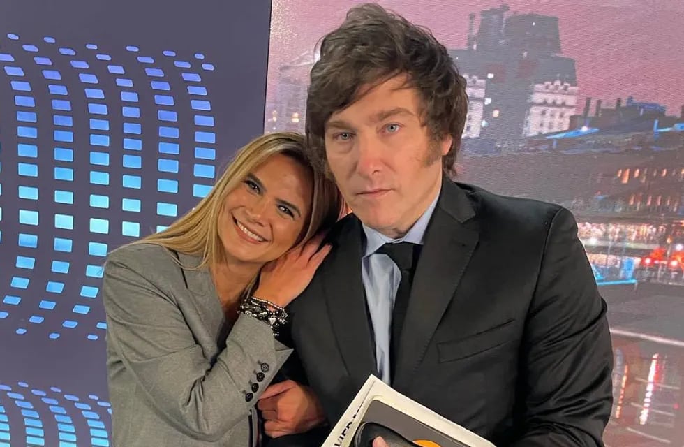 La periodista rosarina se encontró con Javier Milei durante un programa televisivo del canal La Nación +.