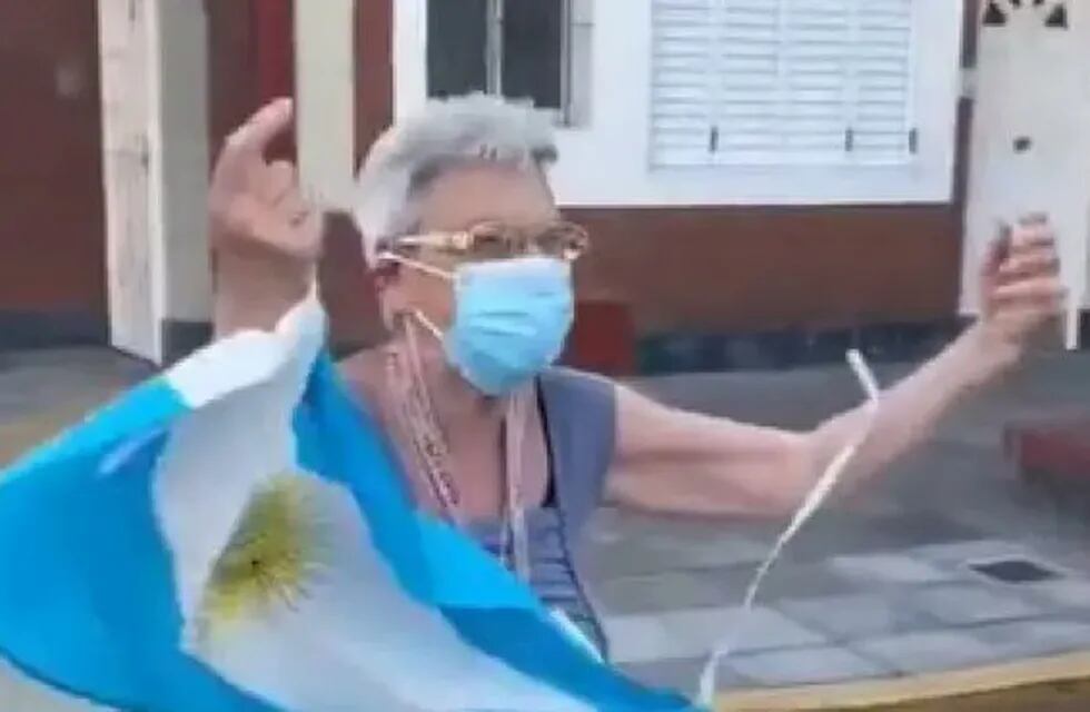Cristina, la abuela viral de Villa Luro