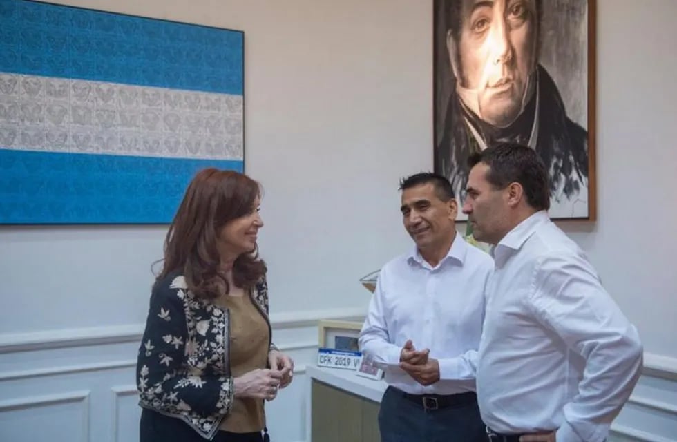 Rioseco y Martínez estuvieron junto a la máxima referente de Unidad Ciudadana, Cristina Kirchner.