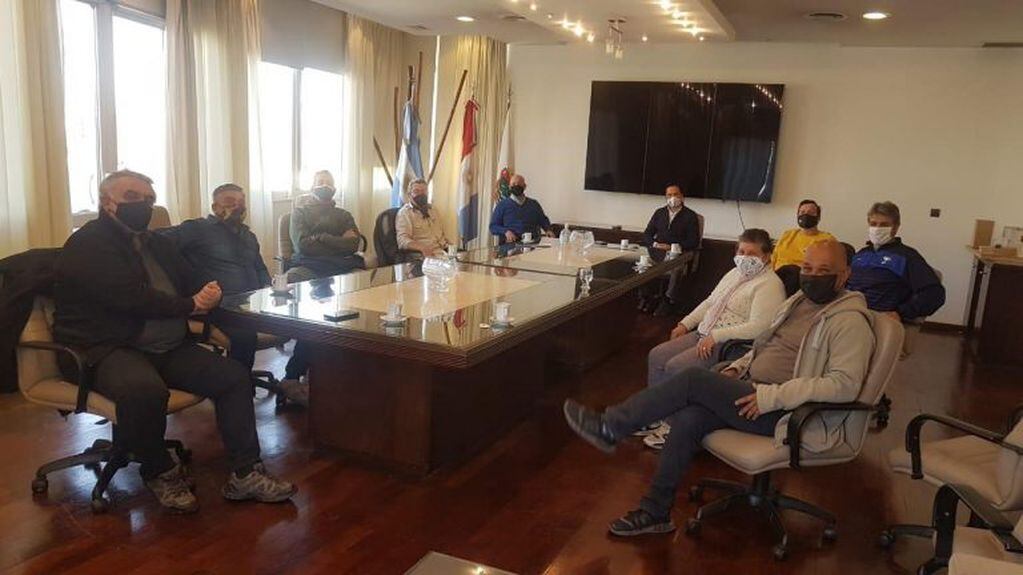 Reunión del municipio con los presidentes de los Clubes deportivos