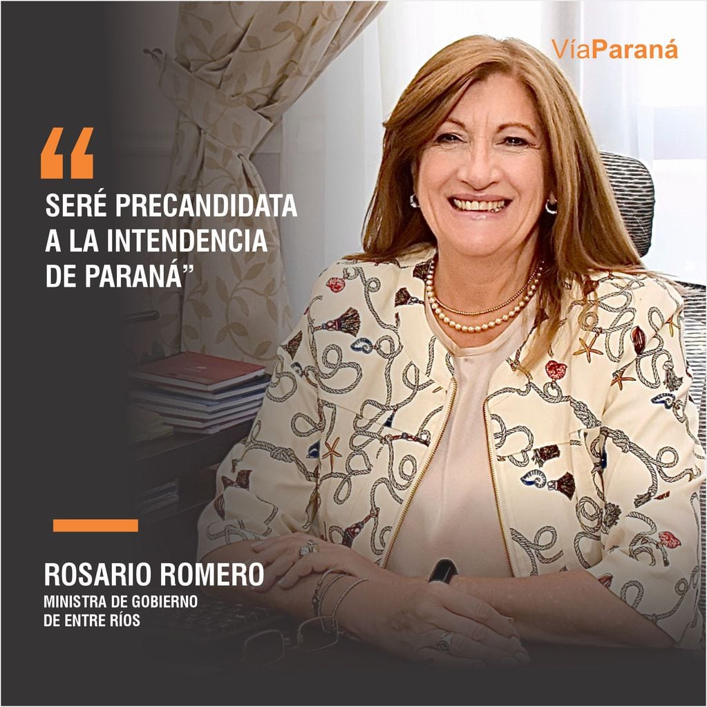 Rosario Romero, precandidata a intendenta de Paraná.