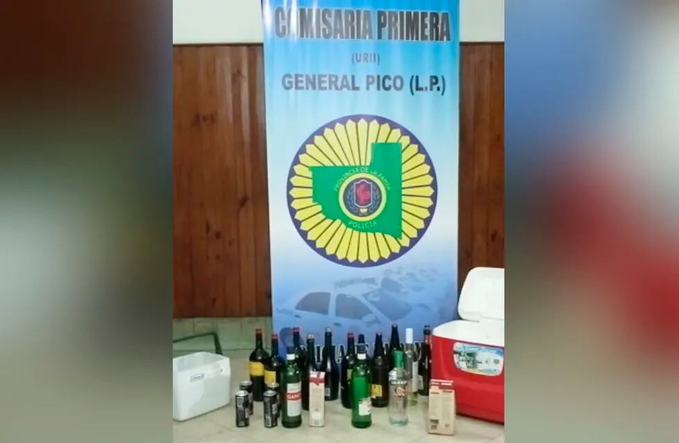Elementos secuestrados en un procedimiento en General Pico (Policía de La Pampa)