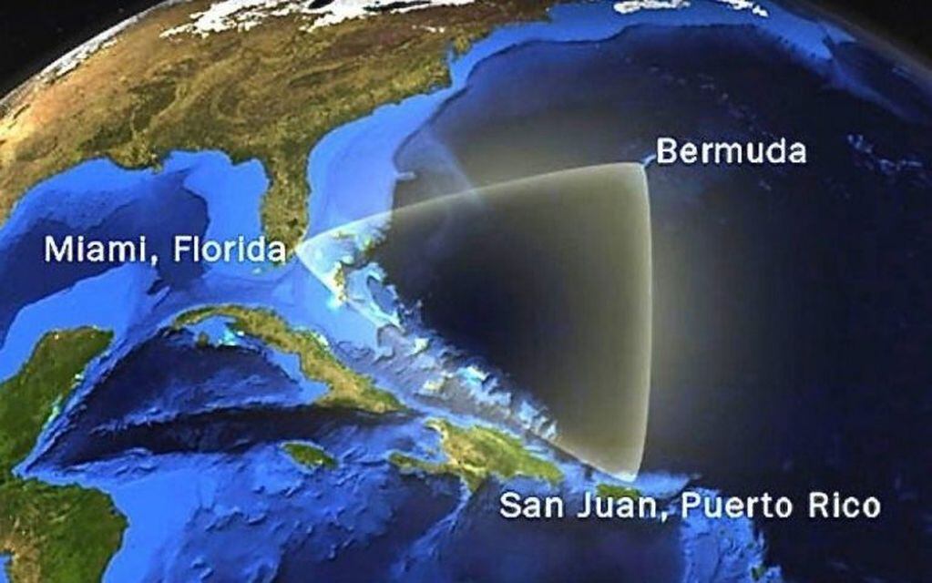 El ‘Triángulo de las Bermudas’ es la zona geográfica ubicada en el Océano Atlántico con área similar a la de un triángulo equilátero que se forma por las islas del mismo nombre, entre Puerto Rico y Miami.