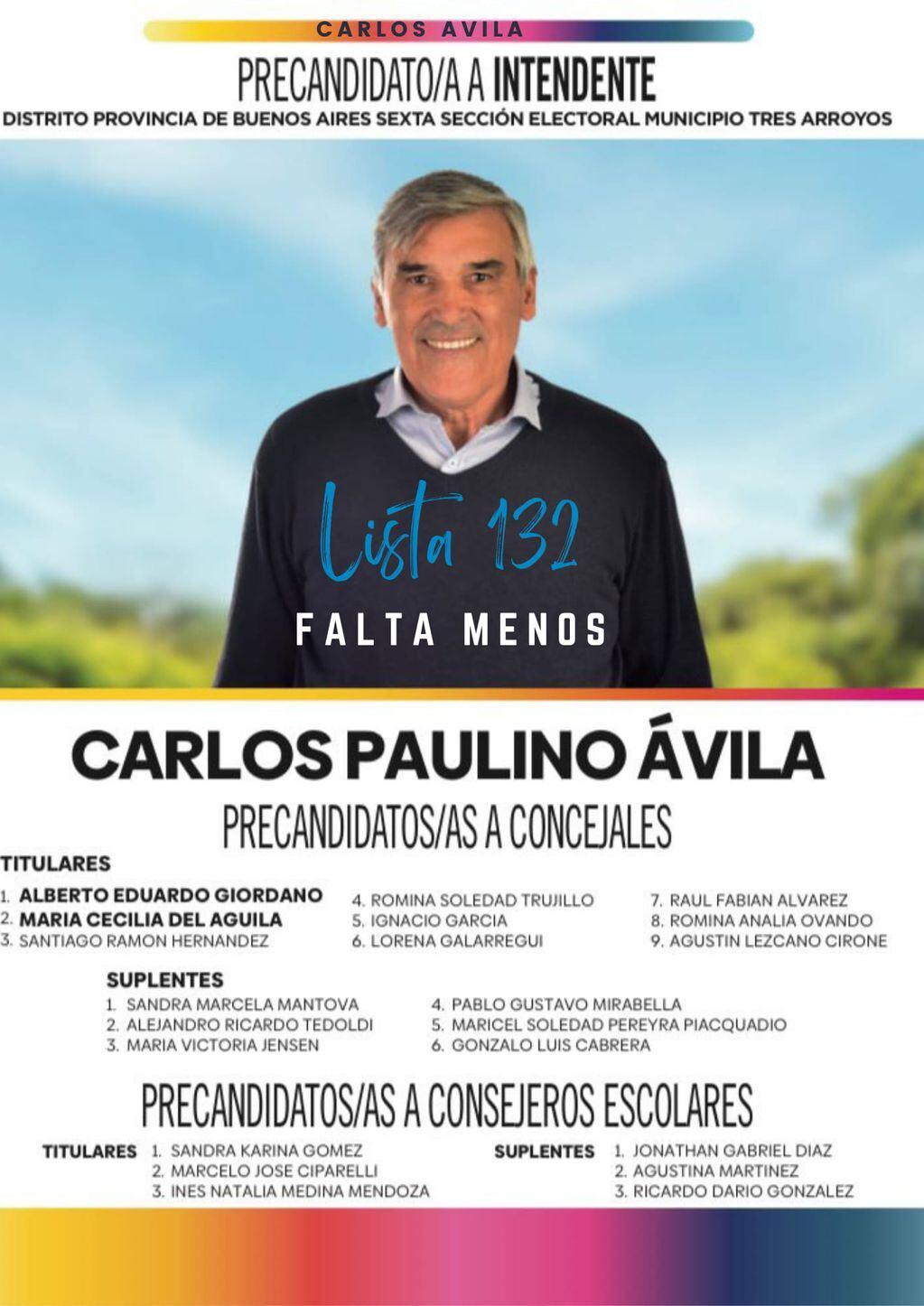 Carlos Avila, precandidato a intendente Evolución Radical Tres Arroyos