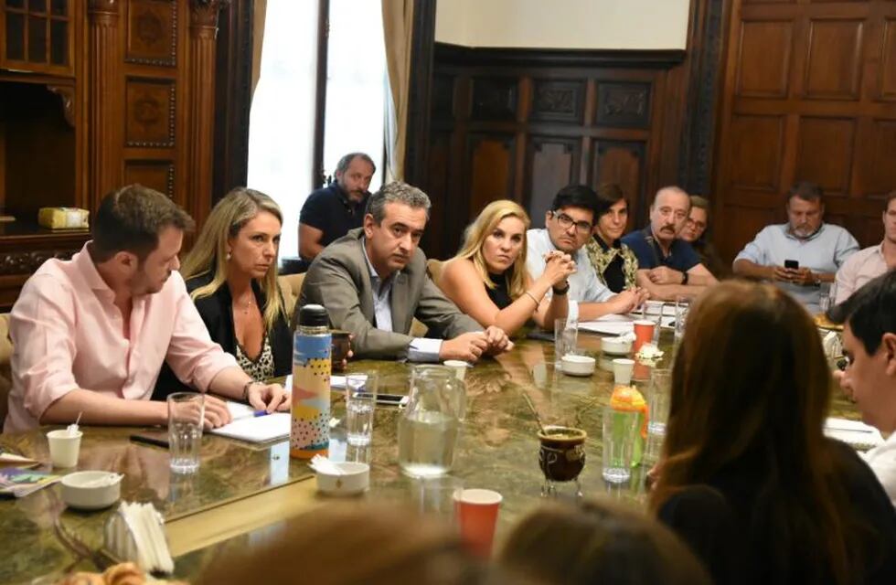 Reunión de labor parlamentaria del Concejo con Javkin (Prensa Concejo Municipal)