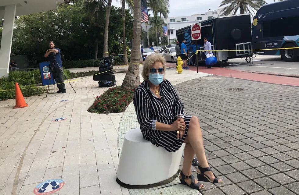 Ileana Monteagudo, sobreviviente del derrumbe del edificio de Miami