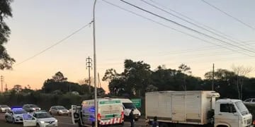 Oberá: un motociclista falleció tras un triple choque en la ruta 14