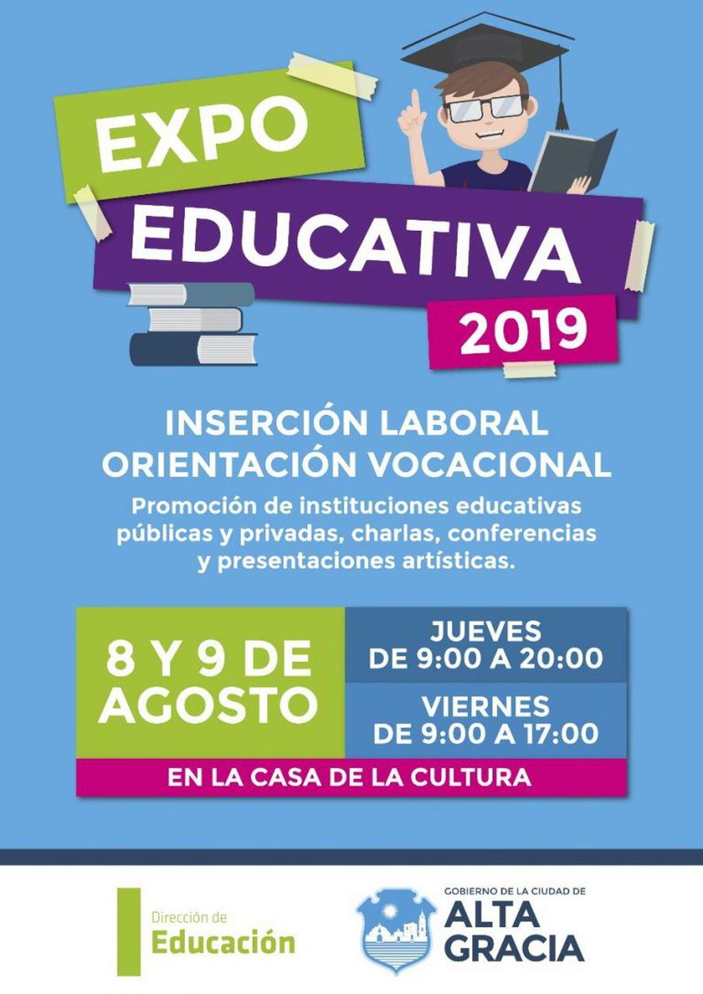 Llega la 3° Expo Educativa Alta Gracia 2019.