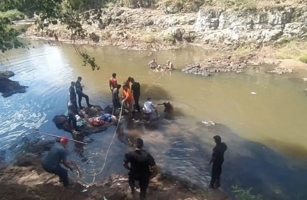 Encontraron muerta a la persona que era buscada en las aguas de los Saltos del Tabay.