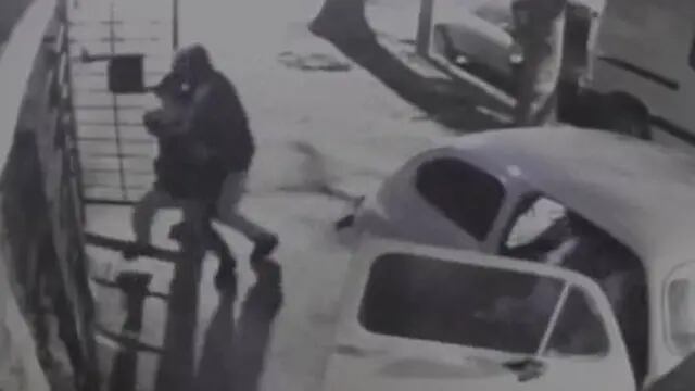 Violento asalto en La Plata, registrado en video