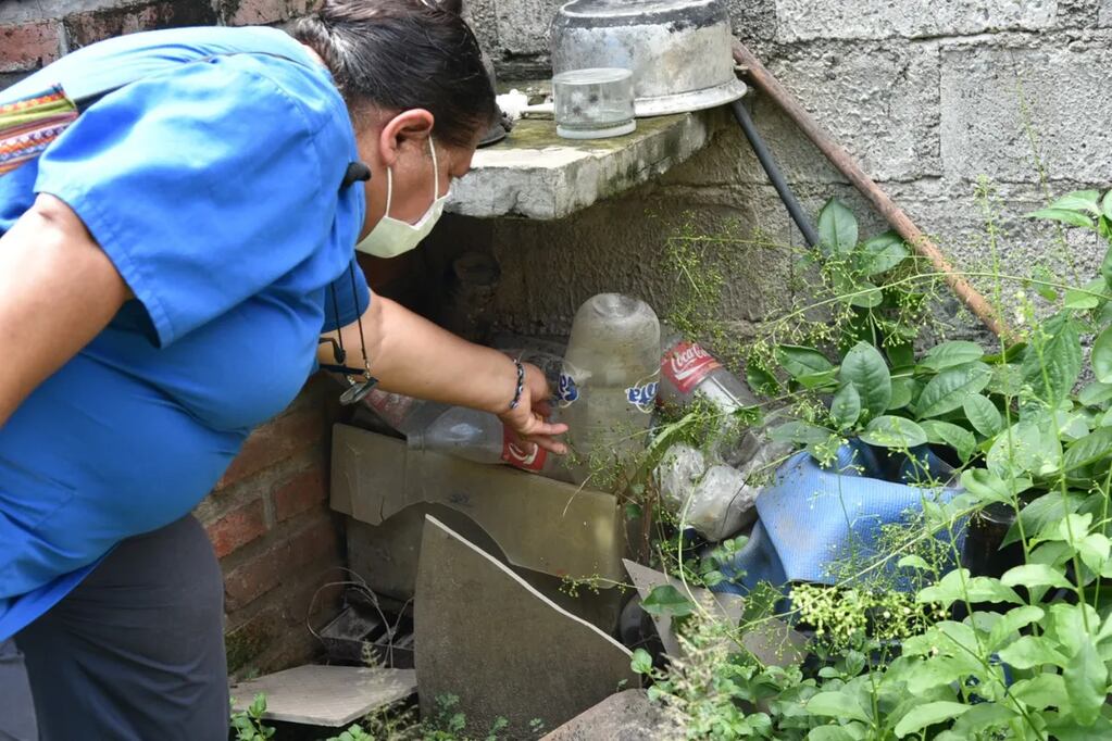 Dar vuelta todo recipiente que estando a la intemperie pueda acumular agua, es una eficaz medida para evitar la propagación del mosquito transmisor del dengue.