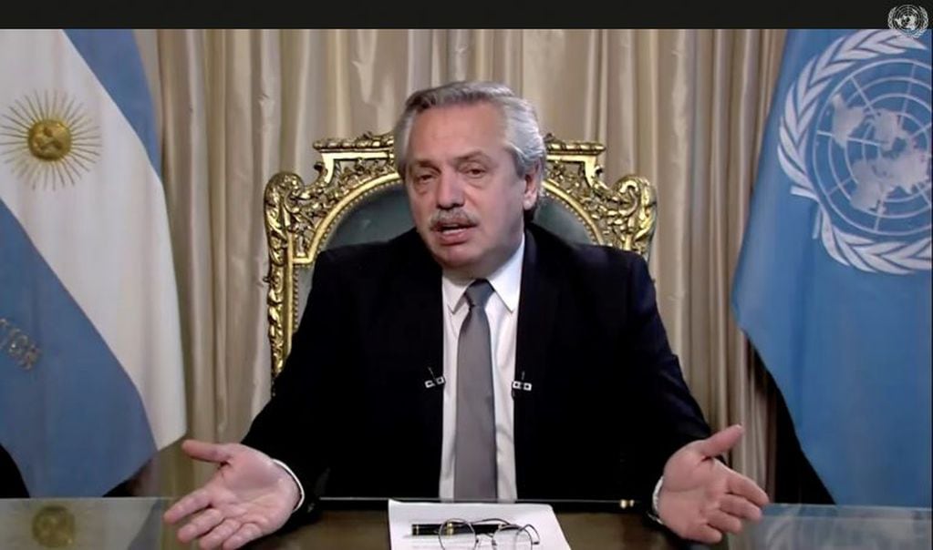 El presidente Alberto Fernández reivindicó los derechos soberanos argentinos sobre las islas.