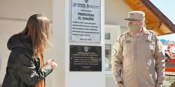 Sabina Frederic, inauguró la sede de la Prefectura Naval Argentina en El Chaltén