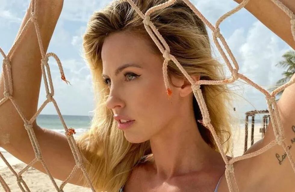 Rocío Guirao Díaz publicó una foto sensual con bikini metalizada (Instagram: @rocioguiraodiaz)