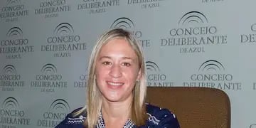 La concejal azuleña de Juntos por el Cambio, Paola Ficca