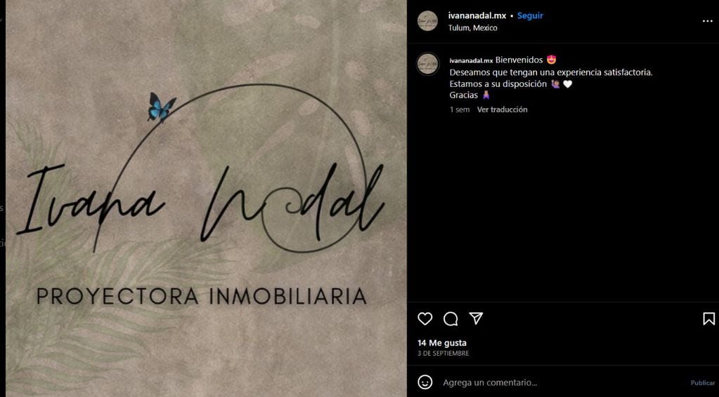El nuevo proyecto de Ivana Nadal en México