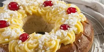 Rosca de Pascua rellena de dulce de leche: receta fácil y rápida
