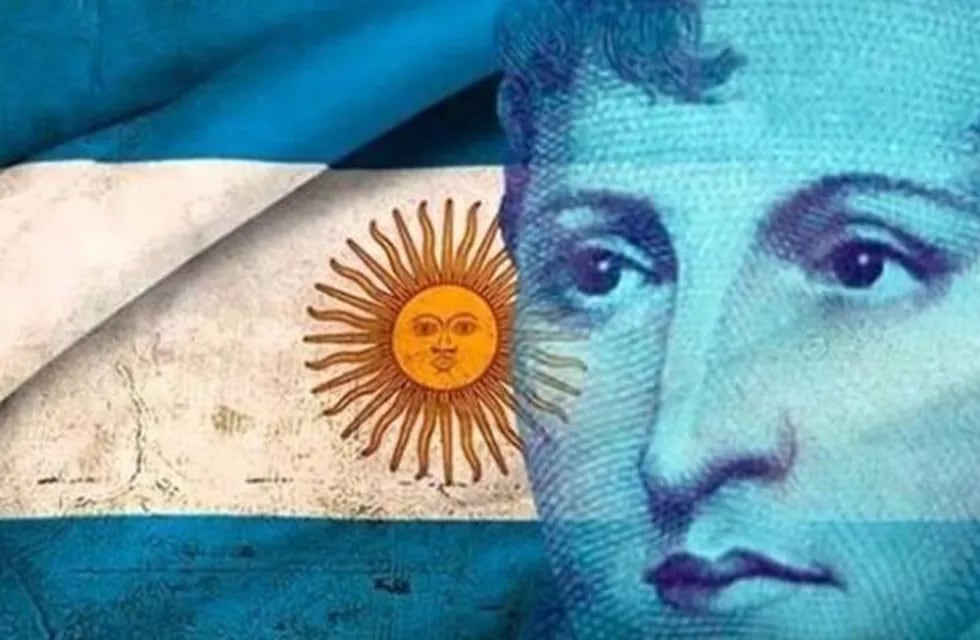 Belgrano y bandera