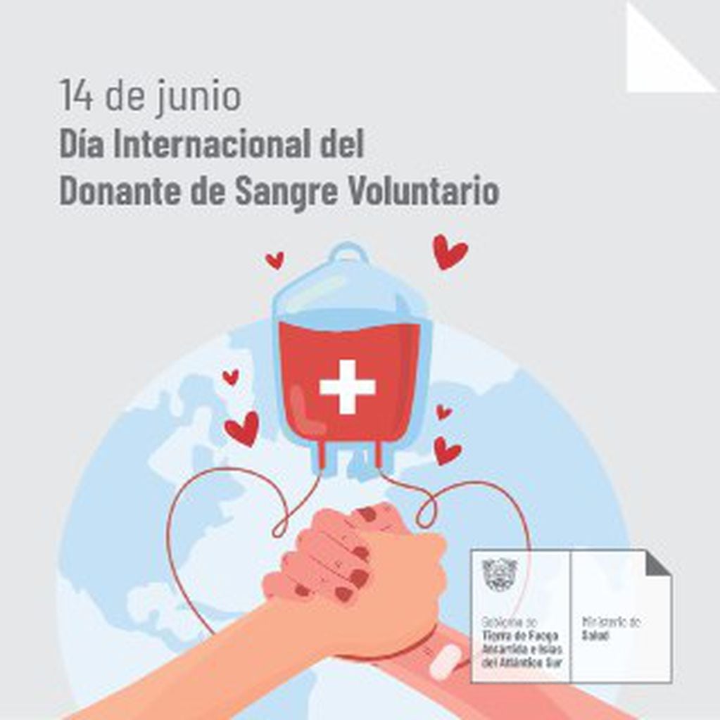 14 de junio: “Día Mundial del Donante de Sangre”