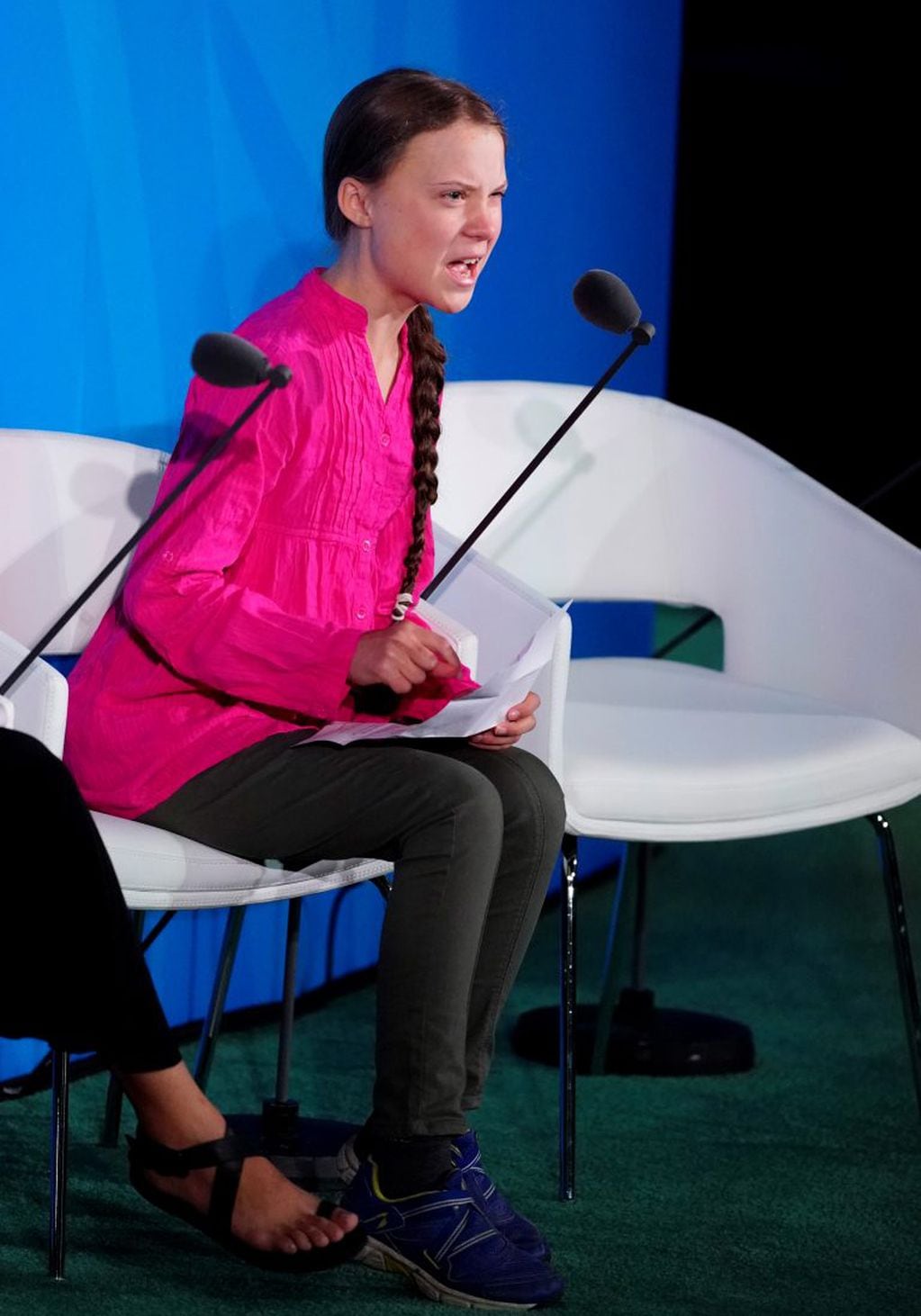 Greta Thunberg se convirtió en la líder del movimiento joven por el cambio climático. (Foto:REUTERS/Carlo Allegri)