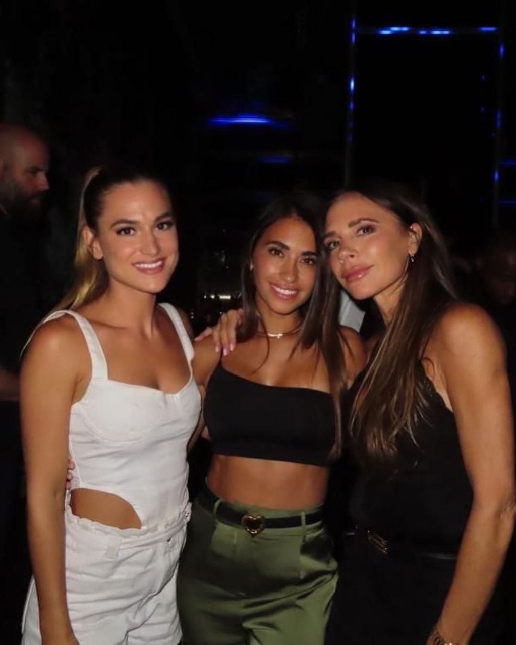 Elena Galera, Antonela Roccuzzo y Victoria Beckham visitaron el restaurante Gekko en Miami.