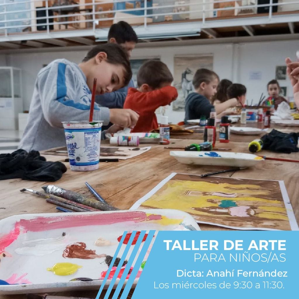 Taller de Arte para niños en el Museo Mulazzi de Tres Arroyos