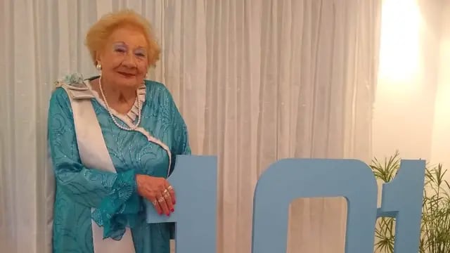 Dorotea celebró sus 101 años en Chillar