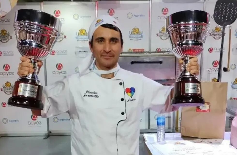 Claudio Jaramillo se consagró campeón en el Campeonato Argentino de la Pizza y la Empanada 2022.