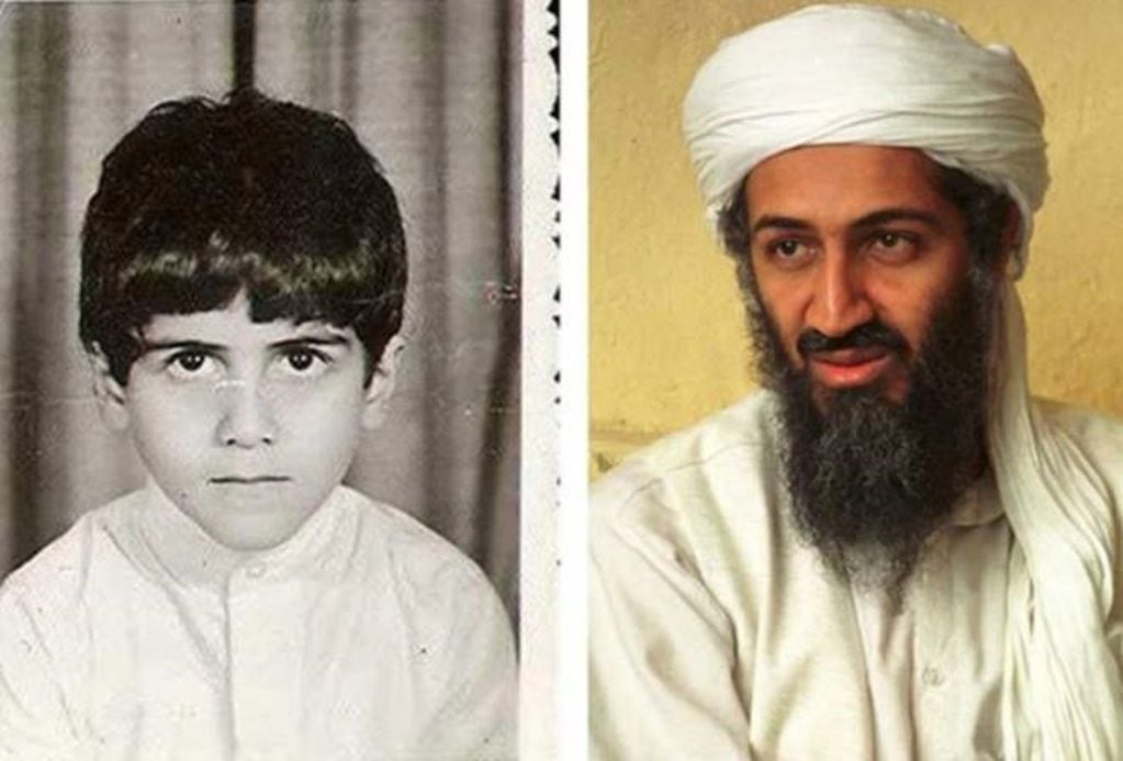 La mirada penetrante de Osama Bin Laden cuando era un niño.