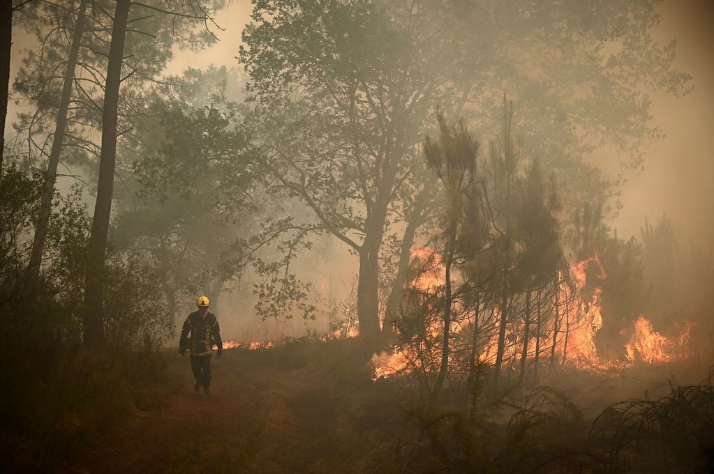 Europa arde. La ola de calor provocó numerosos incendios y muertes en el Viejo Continente. Foto: AP.