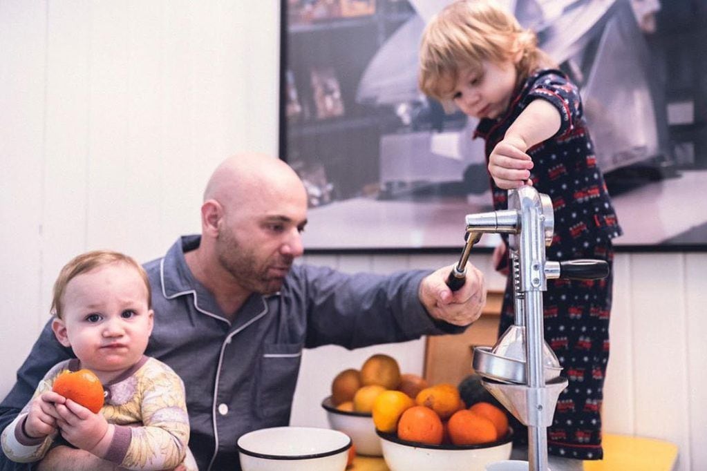 Germán Martitegui es padre de dos pequeños, Lautaro y Lorenzo.