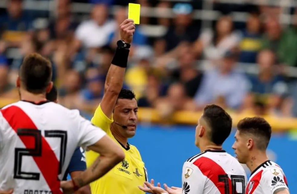 Copa Libertadores: los jugadores de River y Boca que están al límite de tarjetas de cara a la primera semifinal (Foto: Gustavo Ortiz/DPA)
