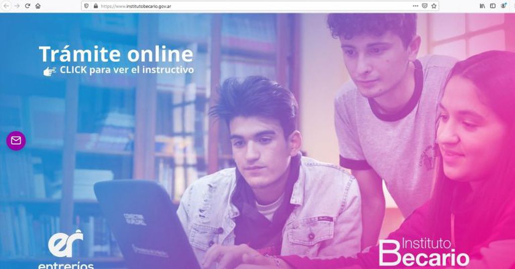 Portal web del Instituto Becario