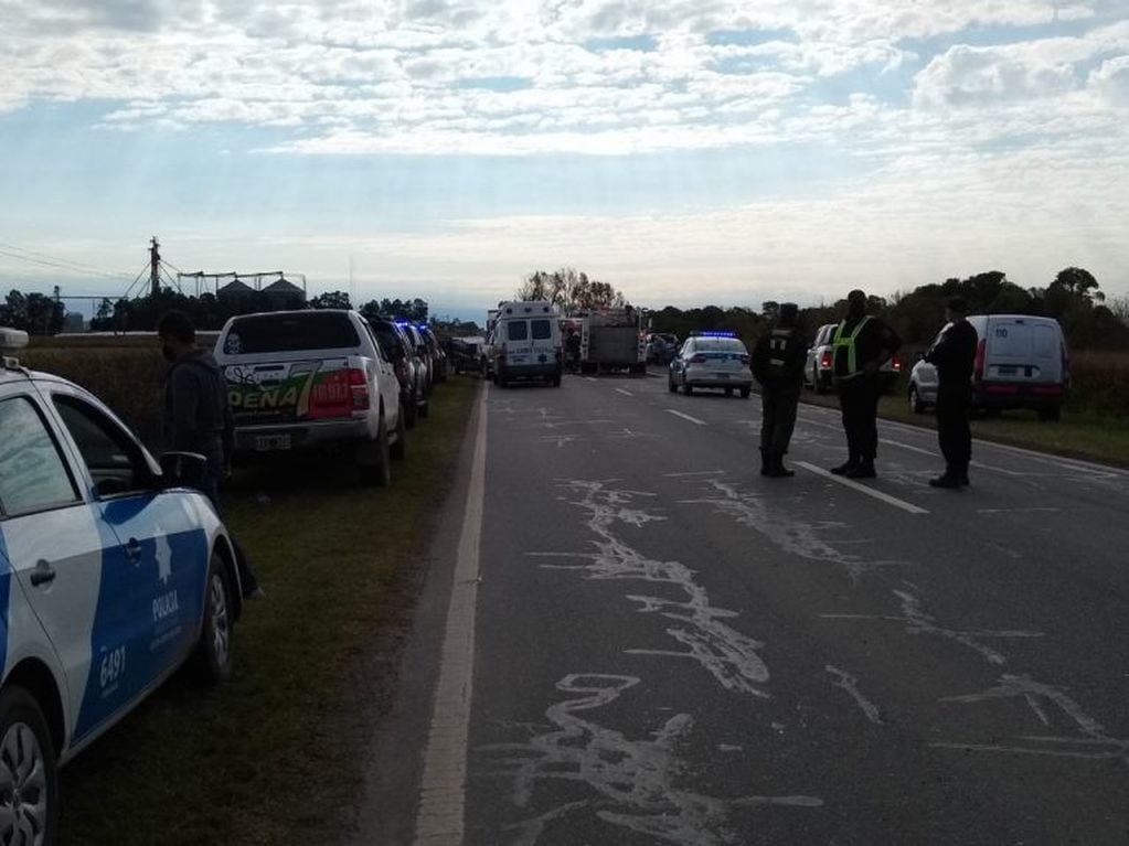 El siniestro ocurrió en las afueras de San Justo. (LT9)