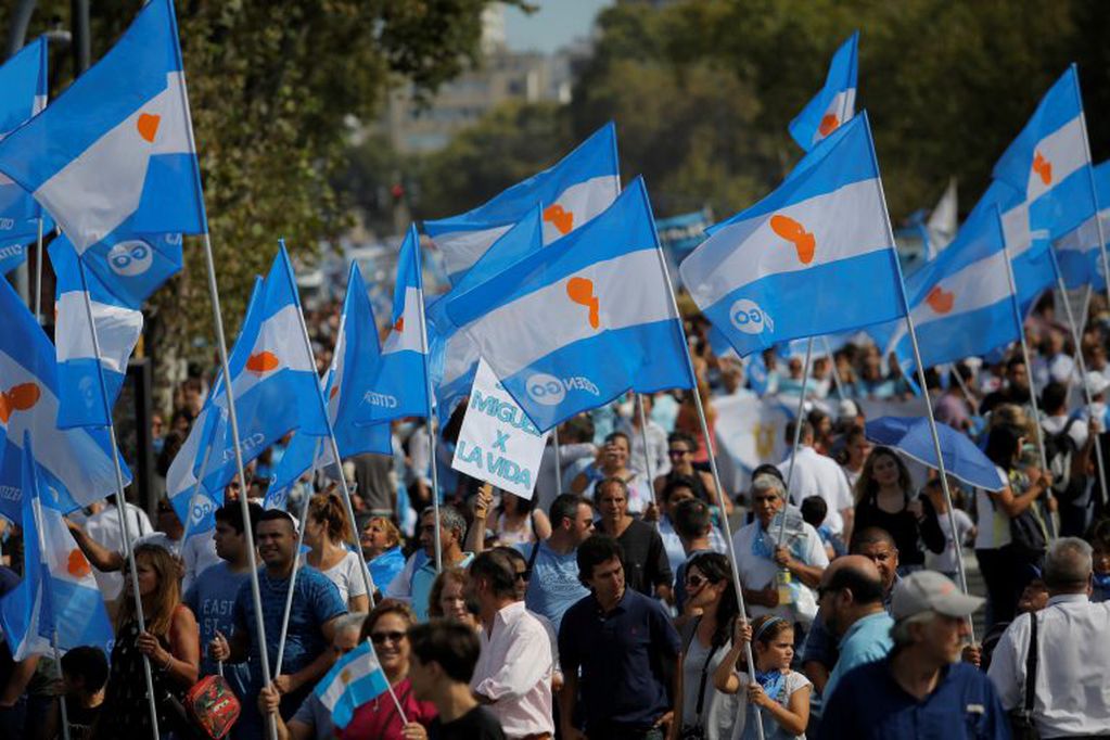 Marcha por las "dos vidas" en Buenos Aires (Foto: Sebastián Pani)