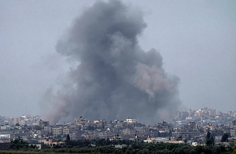 Franja de Gaza, vista desde el sur de Israel. (AP)