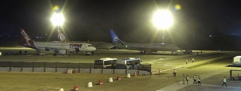 El aeropuerto de Rosario estrenó nueva plataforma. (Twitter)