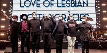 Love of Lesbian en un recital en Barcelona