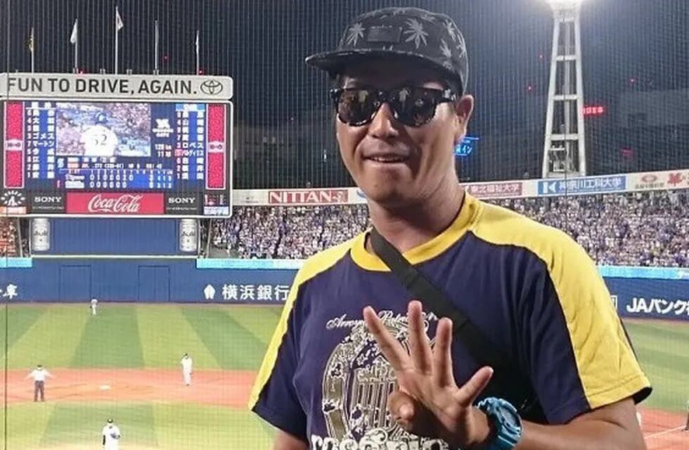 Keijiro Aso, el japonés hincha de Central. (Instagram)