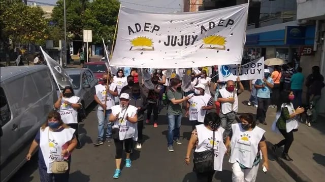 movilización de ADEP Jujuy