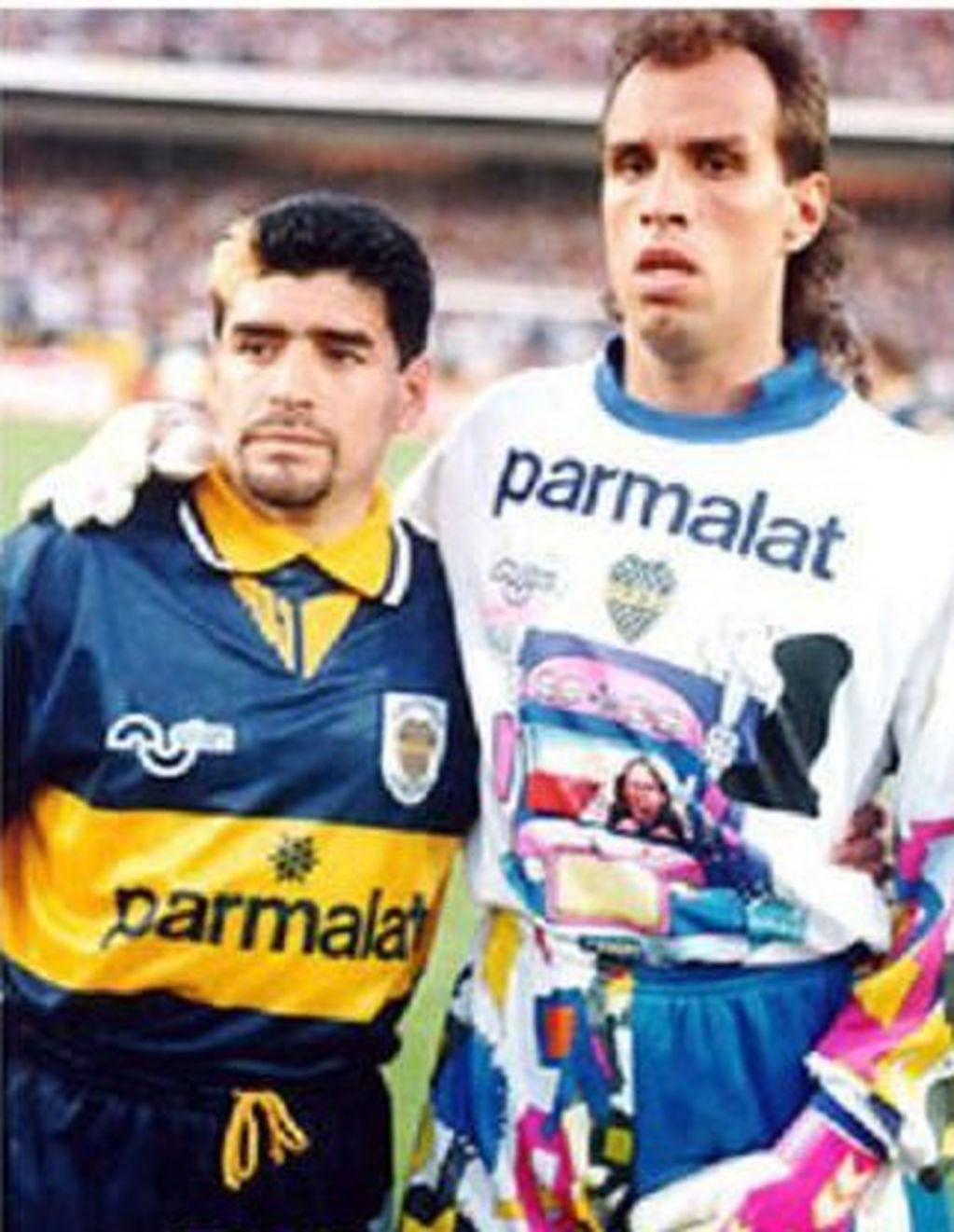 Maradona y Navarro Montoya en Boca (web).